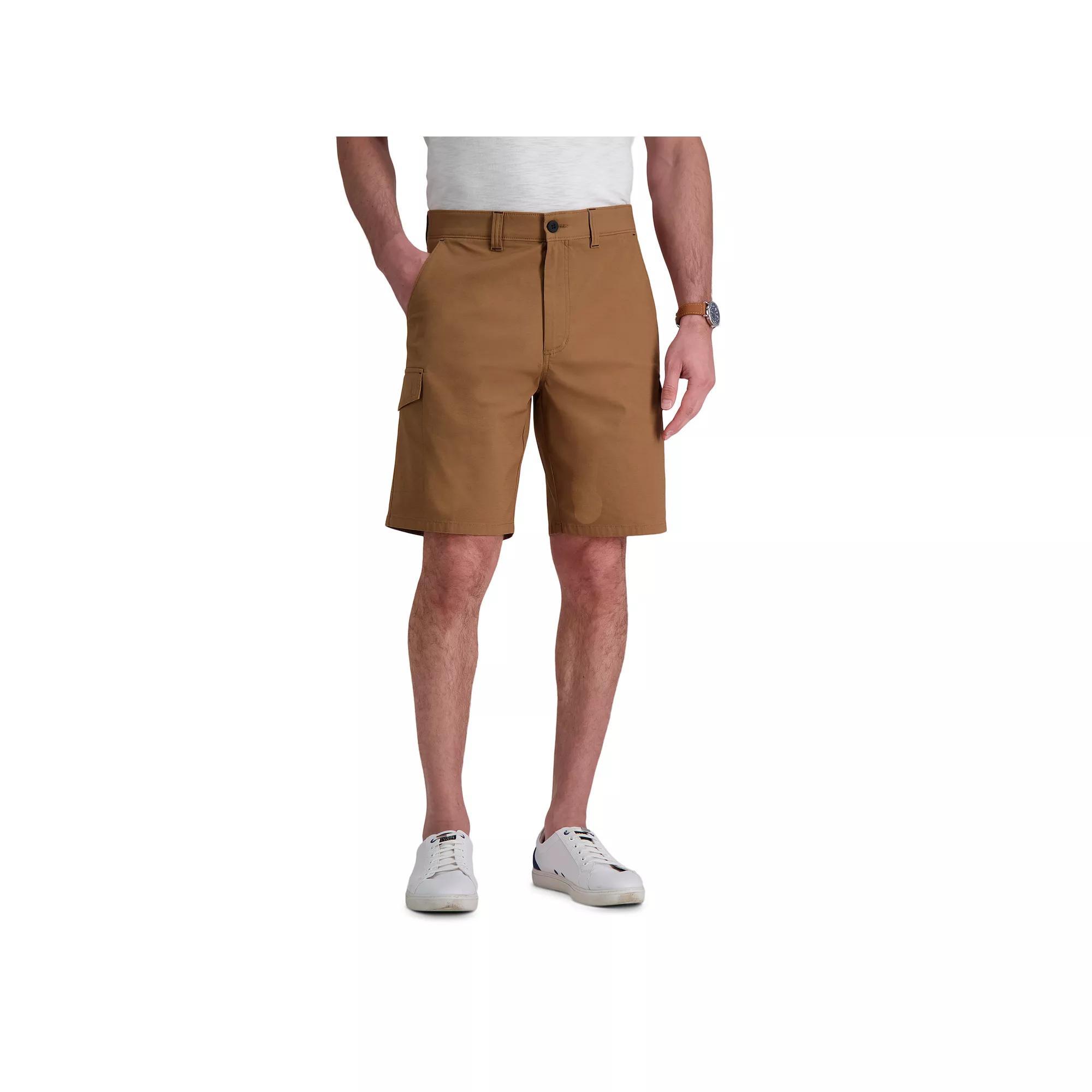 Big & Tall Haggar The Active SeriesStraight-Leg Flat-Front Trek Cargo Shorts, Mens Product Image