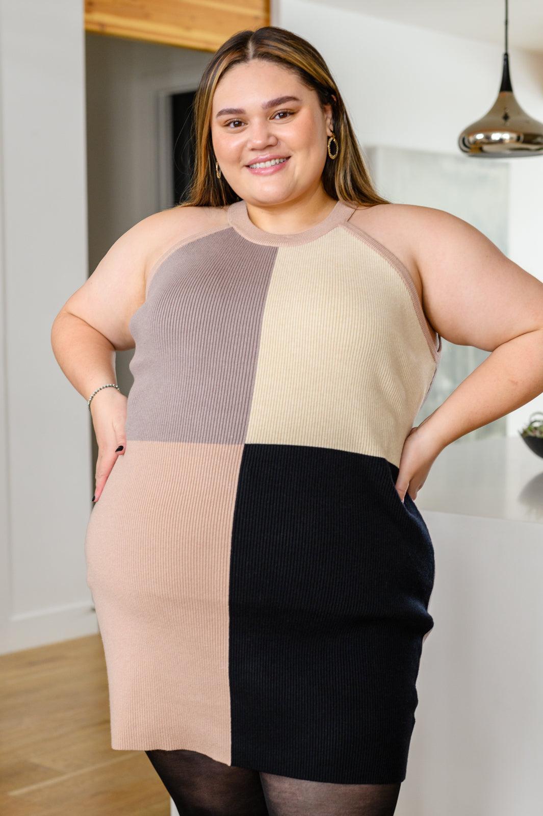 Stick Around Sleeveless Mini Bodycon Dress (Online Exclusive) Product Image