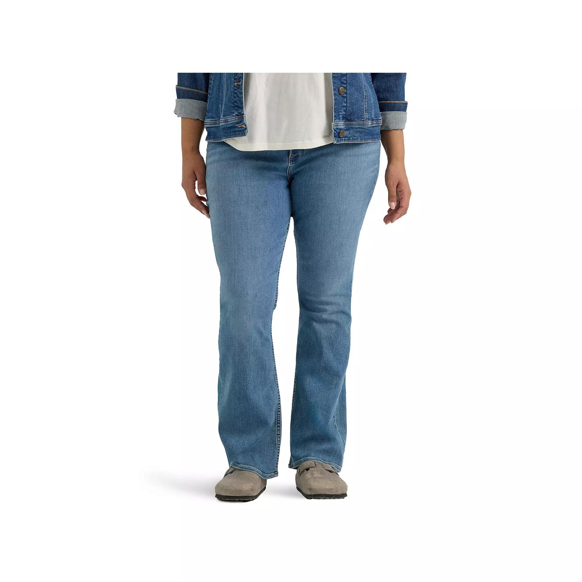 Plus Size Lee® Ultra Lux Comfort with Flex Motion Bootcut Jeans, Women's, Size: 22 Petite, Paradise Dream Product Image