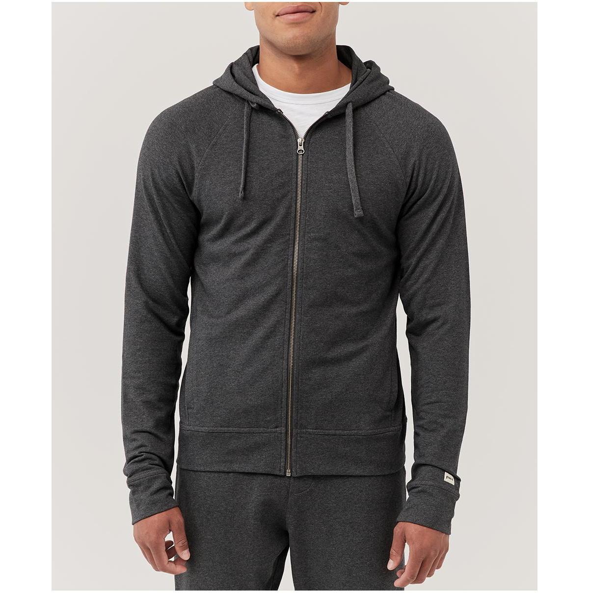 Mens Stretch French Terry Zip Hoodie L Product Image