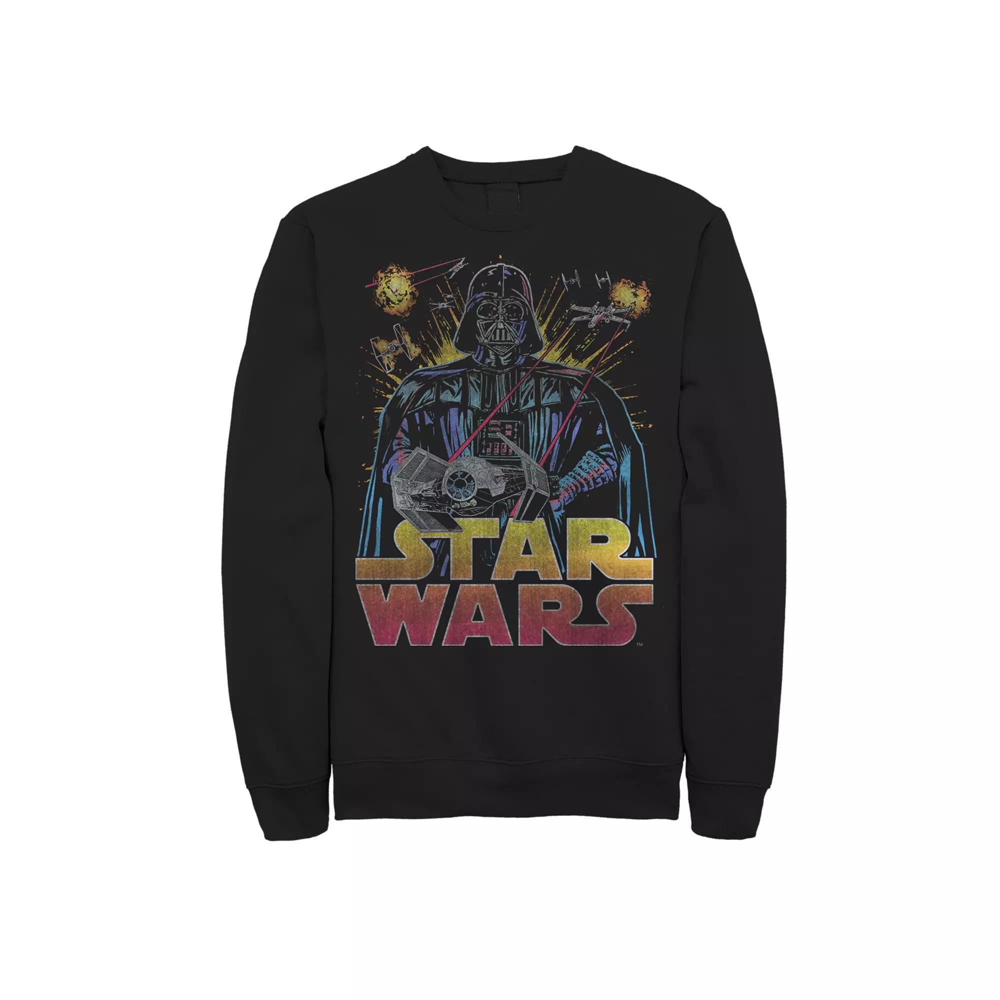 Men's Star Wars Darth Vader You Underestimate Power Fleece Graphic Sweatshirt, Size: Medium, Black Product Image