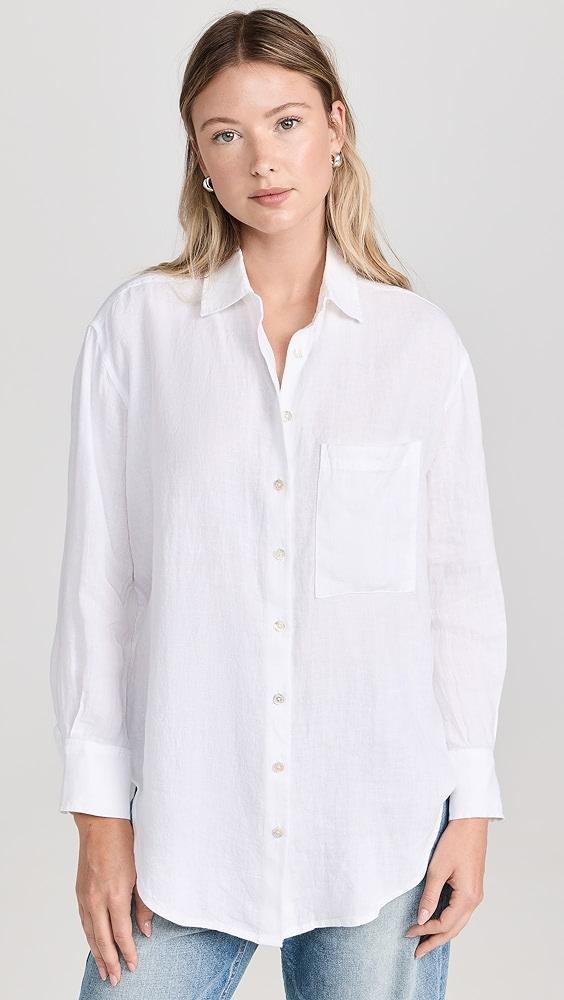 AYR The Deeper End Shirt in Linen | Shopbop Product Image