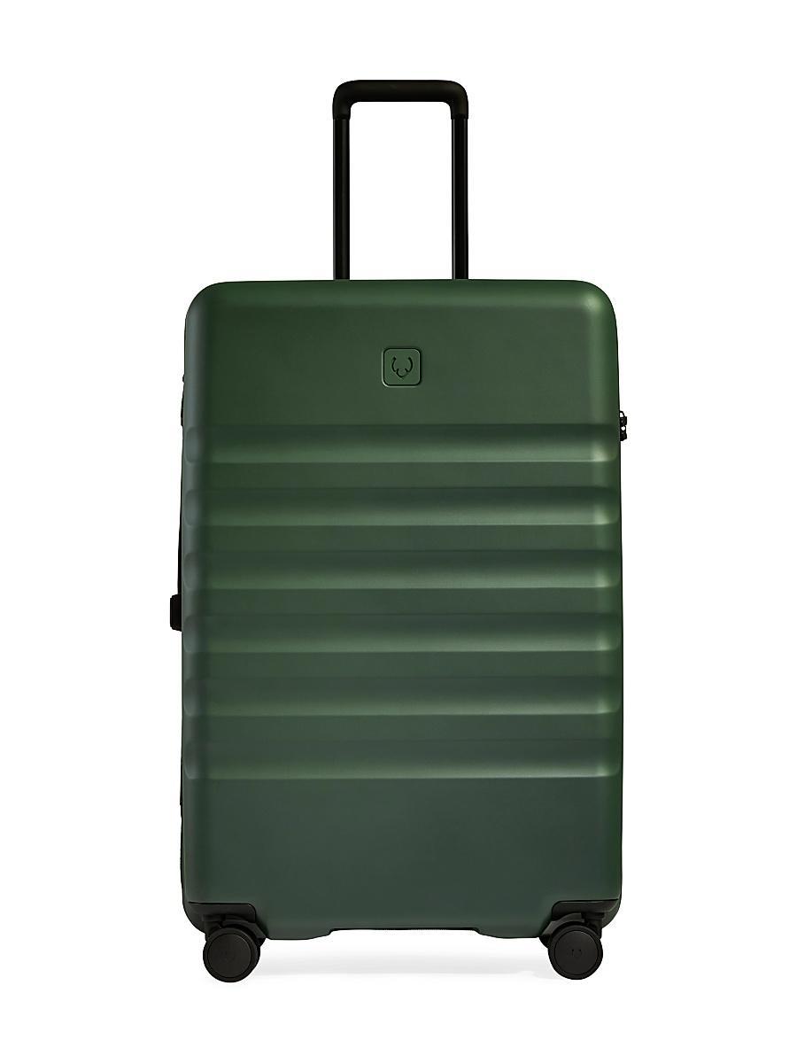 Mens Icon Stripe Expandable Hardshell Spin Suitcase Product Image