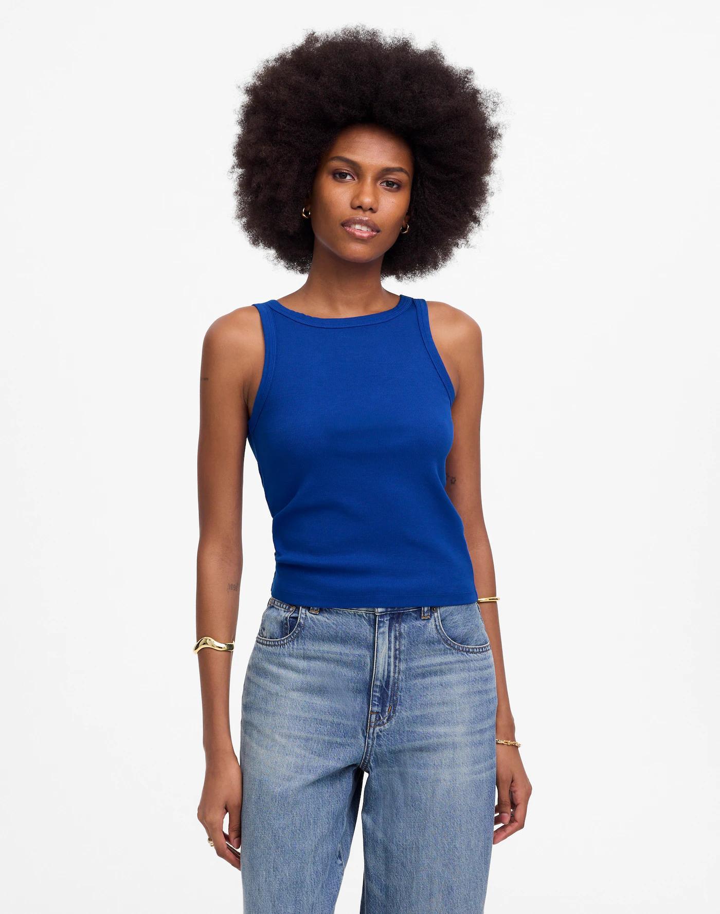 (Re)generative Cotton Essential High-Neck Tee Product Image
