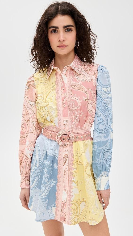 Hemant and Nandita Short Dress with Buckle Belt | Shopbop Product Image