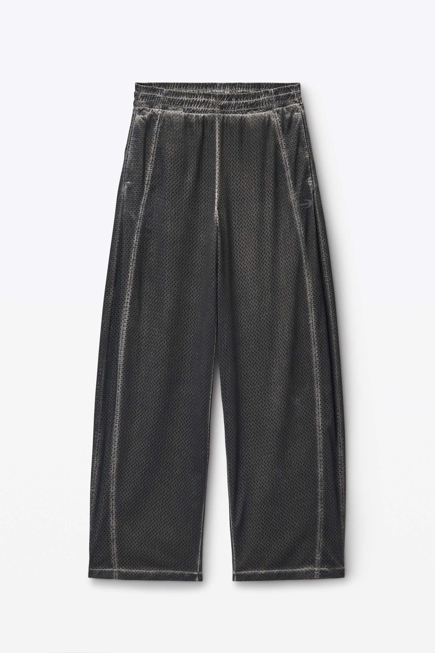 Unisex Track Pant In Perforated Mesh Product Image