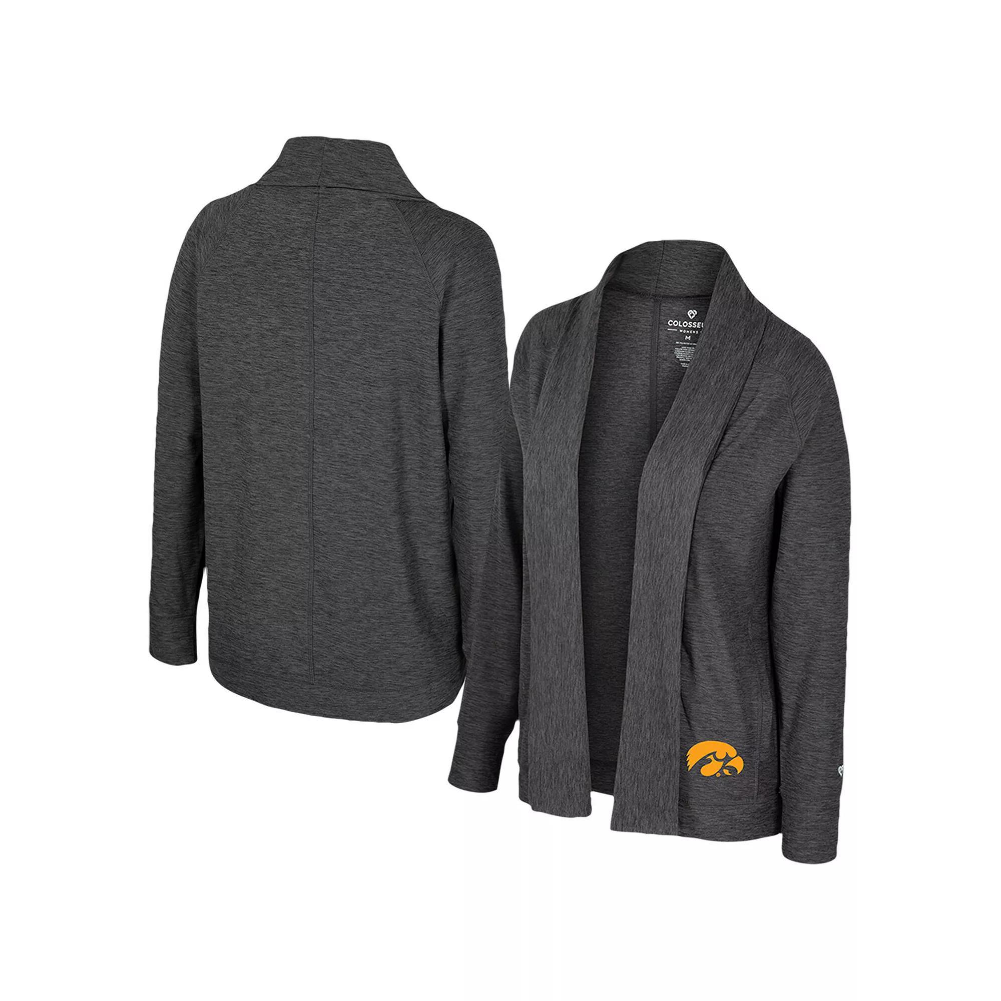 Women's Colosseum  Charcoal Oregon State Beavers��Dash Cardigan, Size: Large Product Image