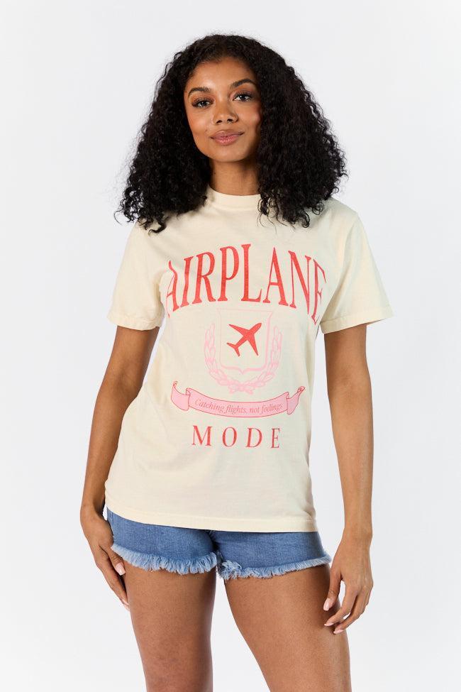 Airplane Mode Ivory Graphic Tee SALE Product Image