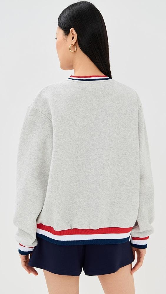 PARKE Vintage Varsity Crew Sweatshirt | Shopbop Product Image