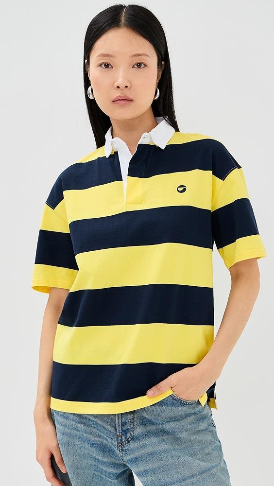 Coperni Striped Polo Top | Shopbop Product Image
