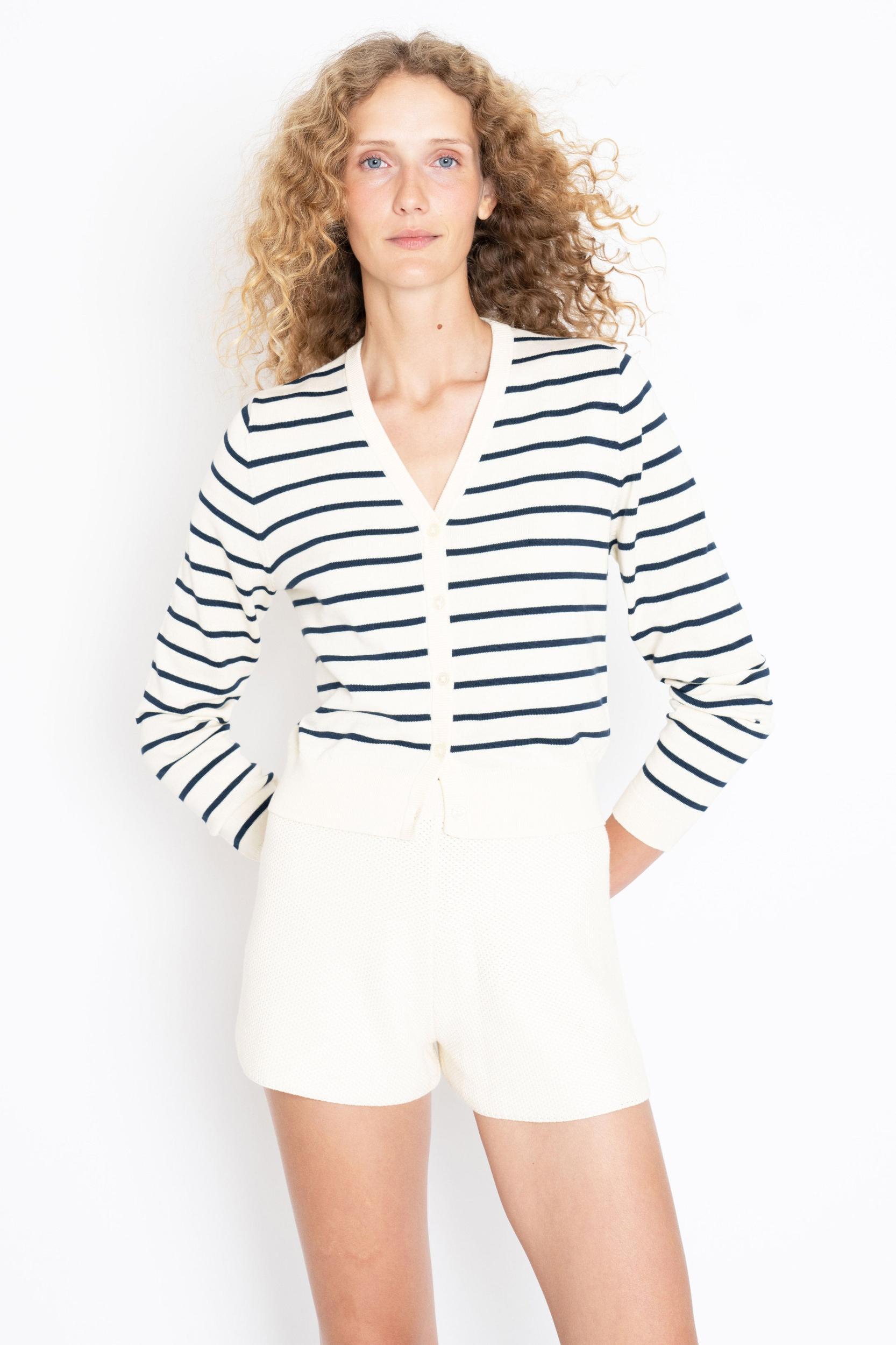 The Clove - Cream/Navy Product Image