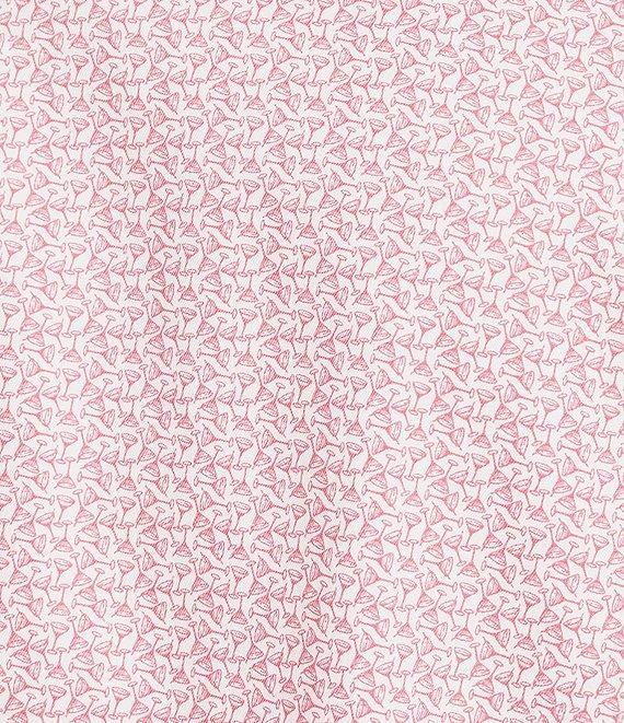 Cremieux Blue Label Performance Stretch Drink Print Short Sleeve Woven Shirt Product Image