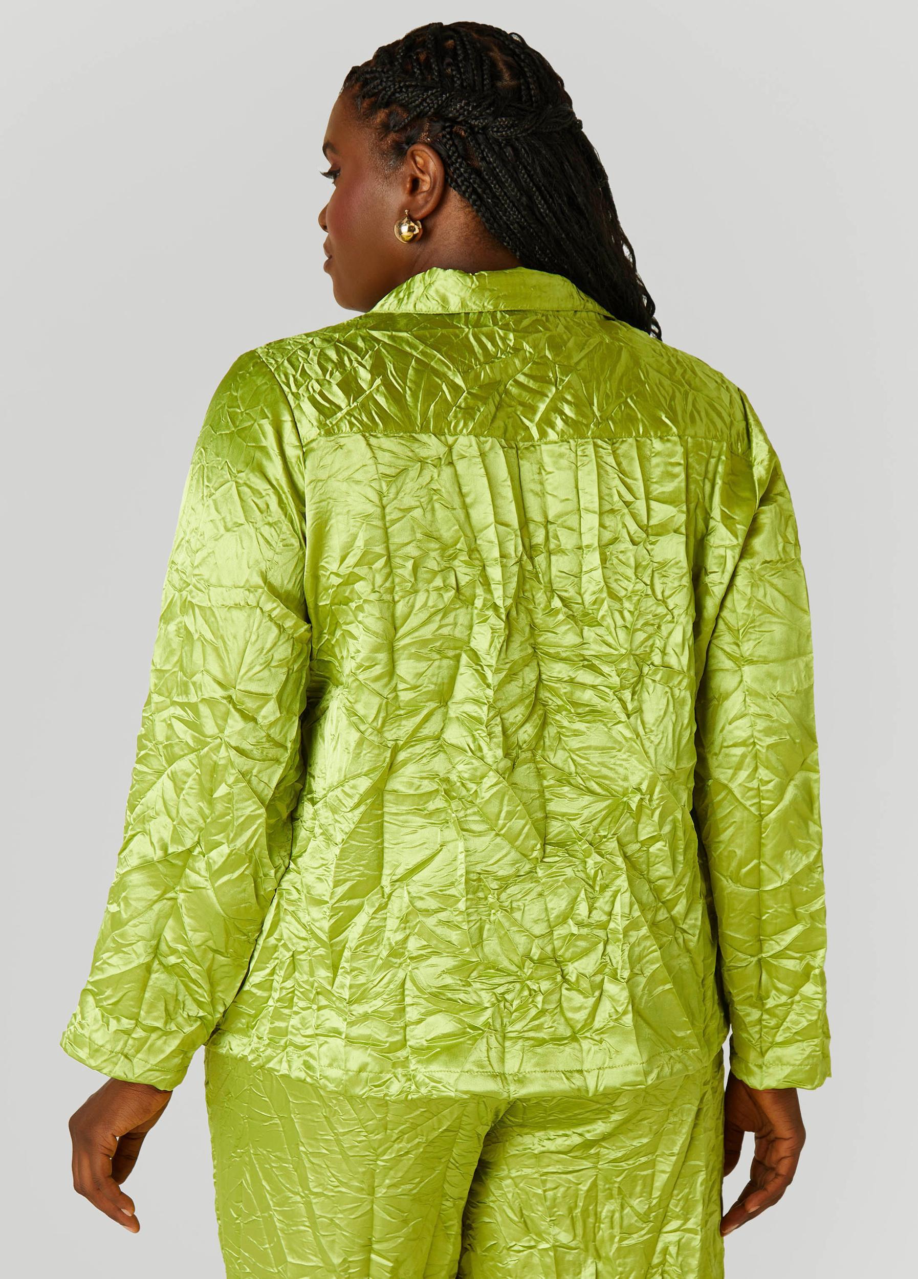 Crinkled Satin Shirt Product Image