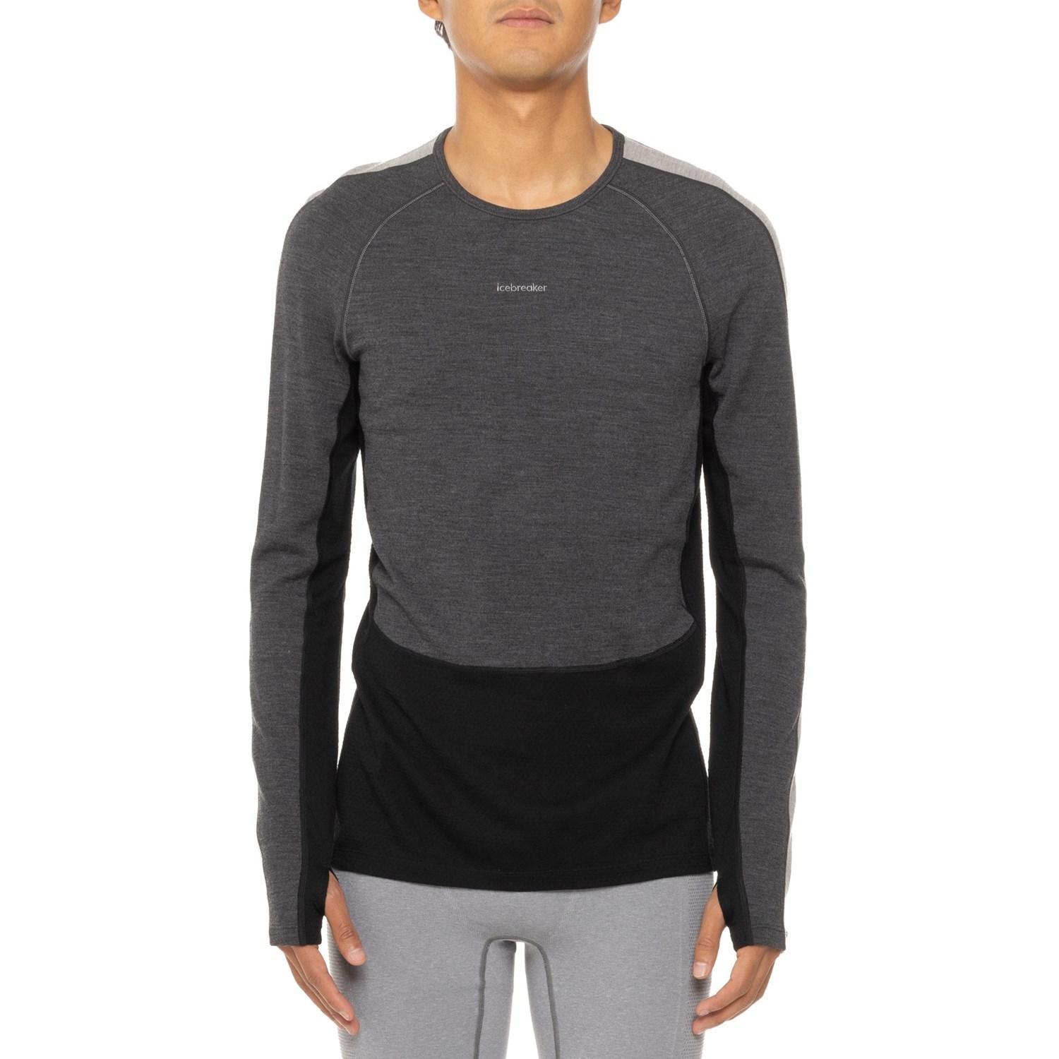 Icebreaker 200 ZoneKnit Crewe Base Layer Top - Merino Wool, Long Sleeve Product Image