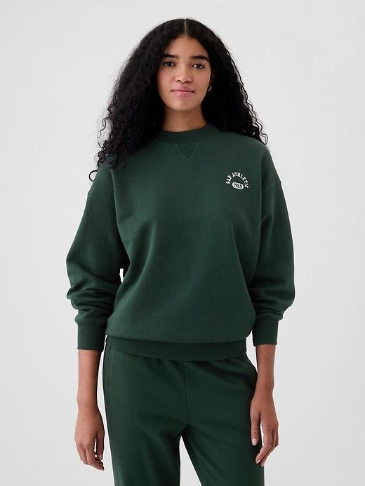VintageSoft Gap Logo Mockneck Sweatshirt Product Image