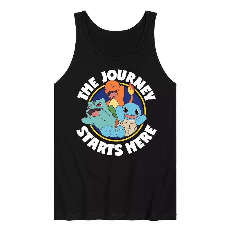 Mens Pokemon Lets Get Started Tank Top Product Image