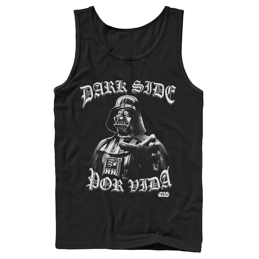 Men's Gonzales Darth Vader Dark Side Por Vida Portrait Tank Top, Size: XL, Black Product Image
