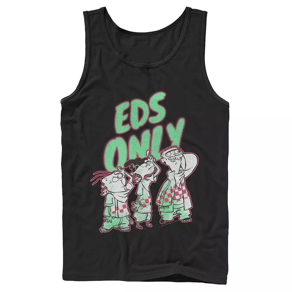 Men's Ed, Edd & Eddy Eds Only Portrait Tank Top, Size: Large, Black Product Image