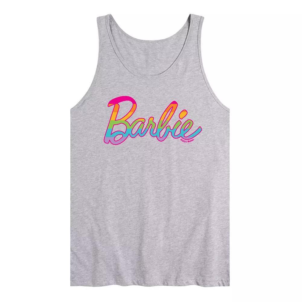 Mens Barbie Pride Rainbow Tank Top Product Image