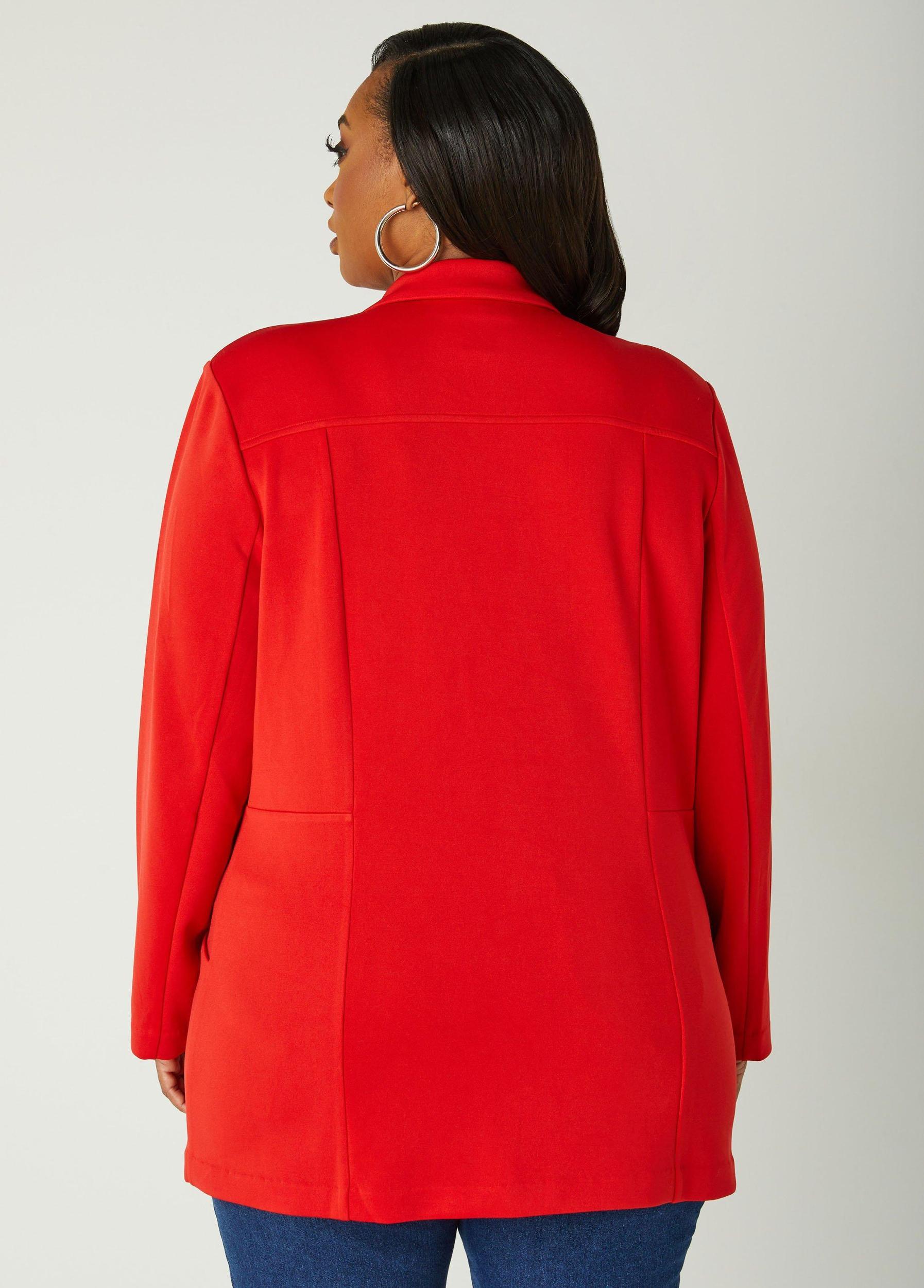 Plus Size Heart Embellished Blazer Ashley Stewart Product Image