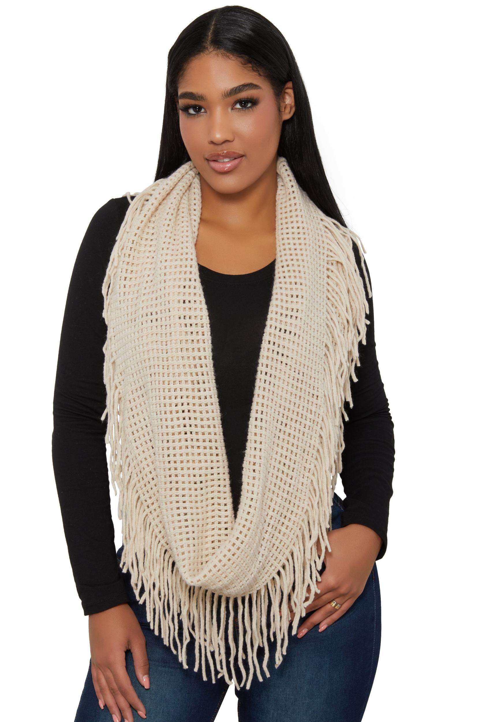 Fringe Infinity Scarf Female Product Image