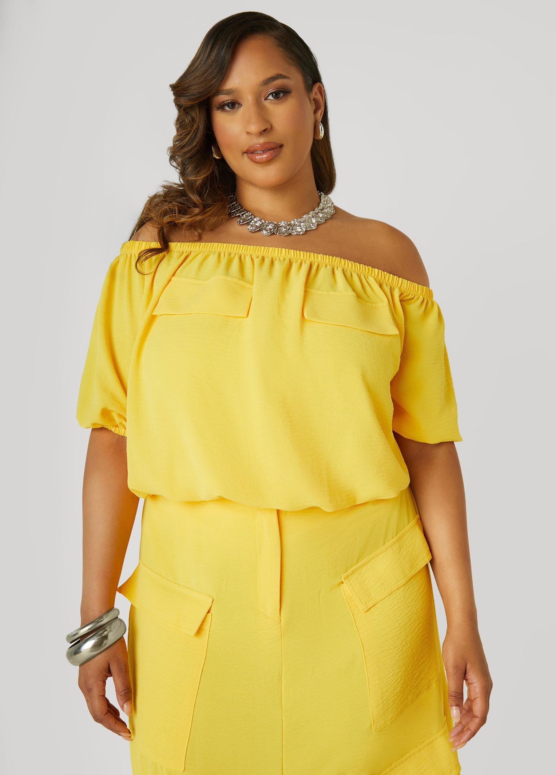 Textured Off The Shoulder Blouse Product Image