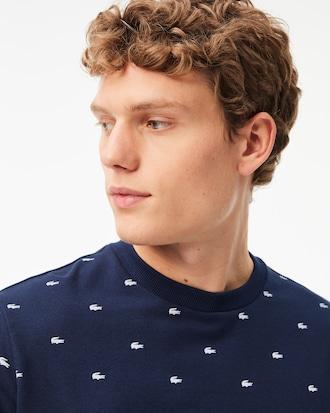 Crocodile Print Loungewear Sweatshirt Product Image