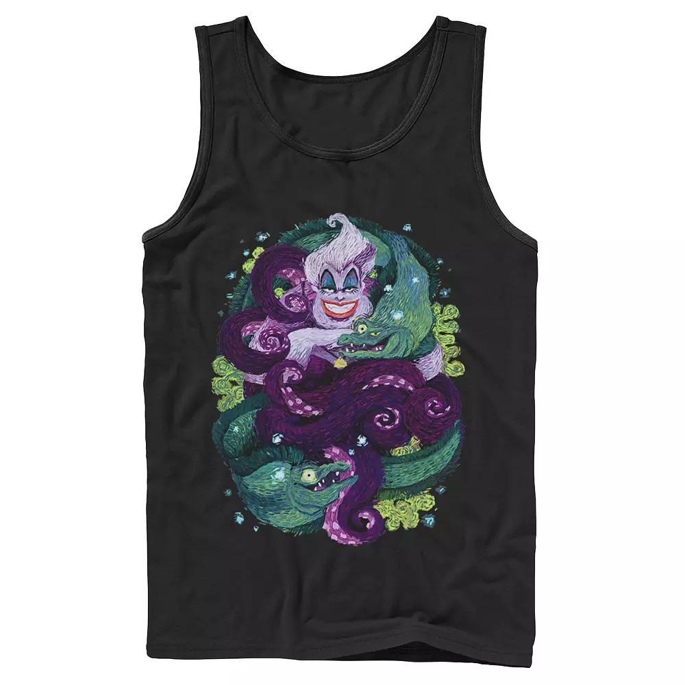 Disney's The Little Mermaid Ursula Men's Sea Witch Painting Tank Top, Size: Large, Black Product Image