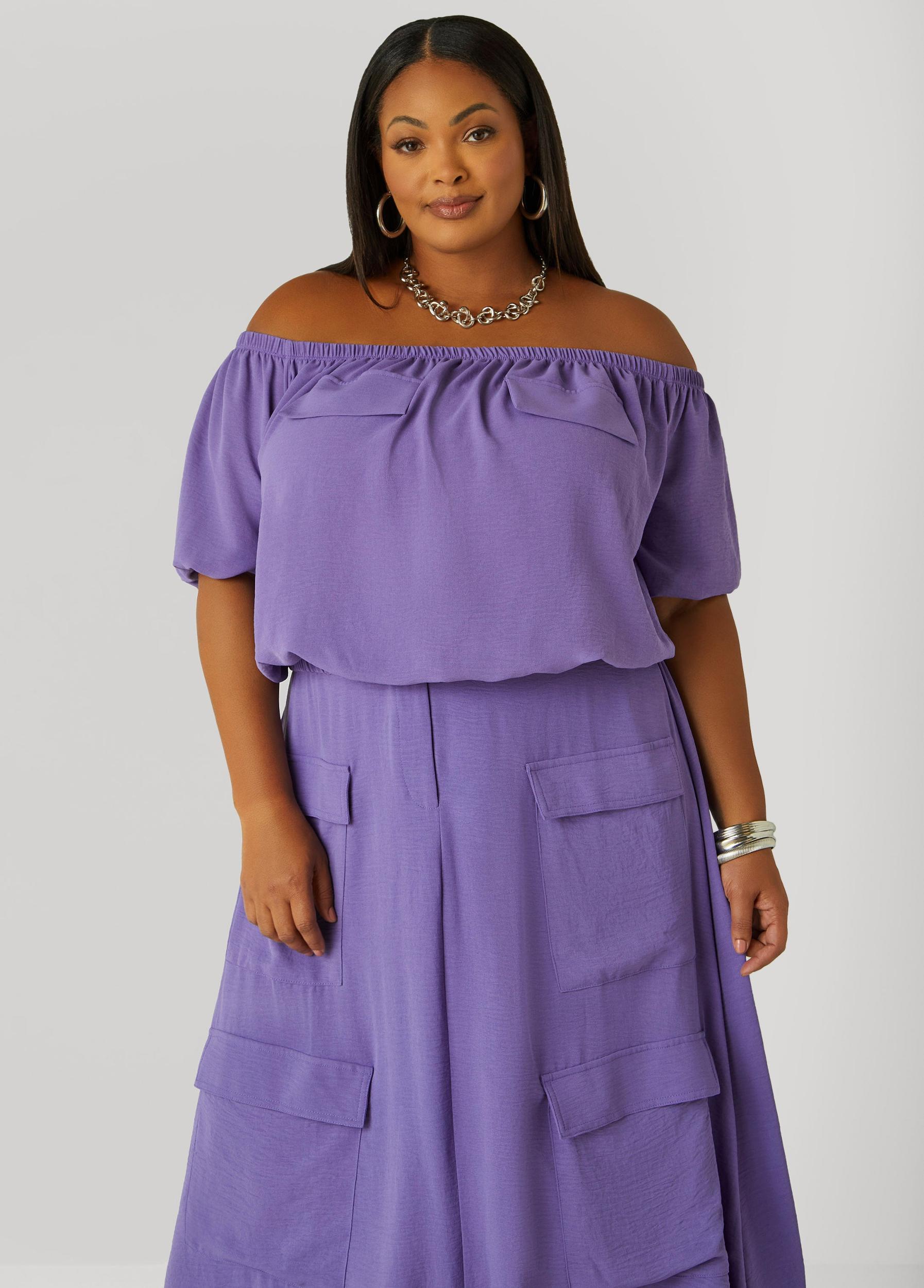 Textured Off The Shoulder Blouse Product Image