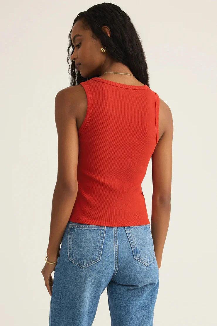 Z Supply Hadley Tank Red Product Image