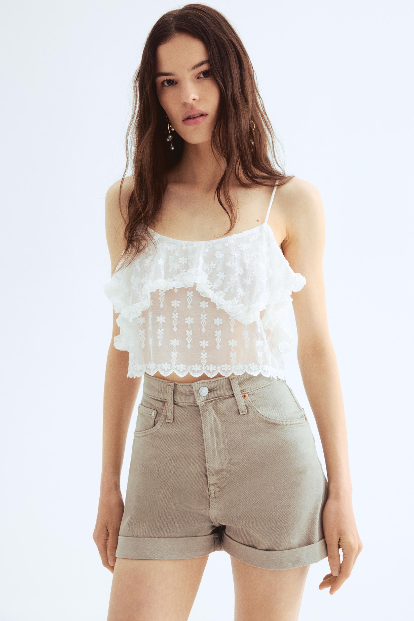 Mom Ultra High Denim shorts Product Image