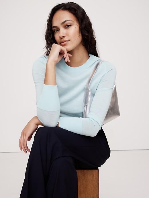 Lightweight Merino Crew-Neck Sweater Product Image