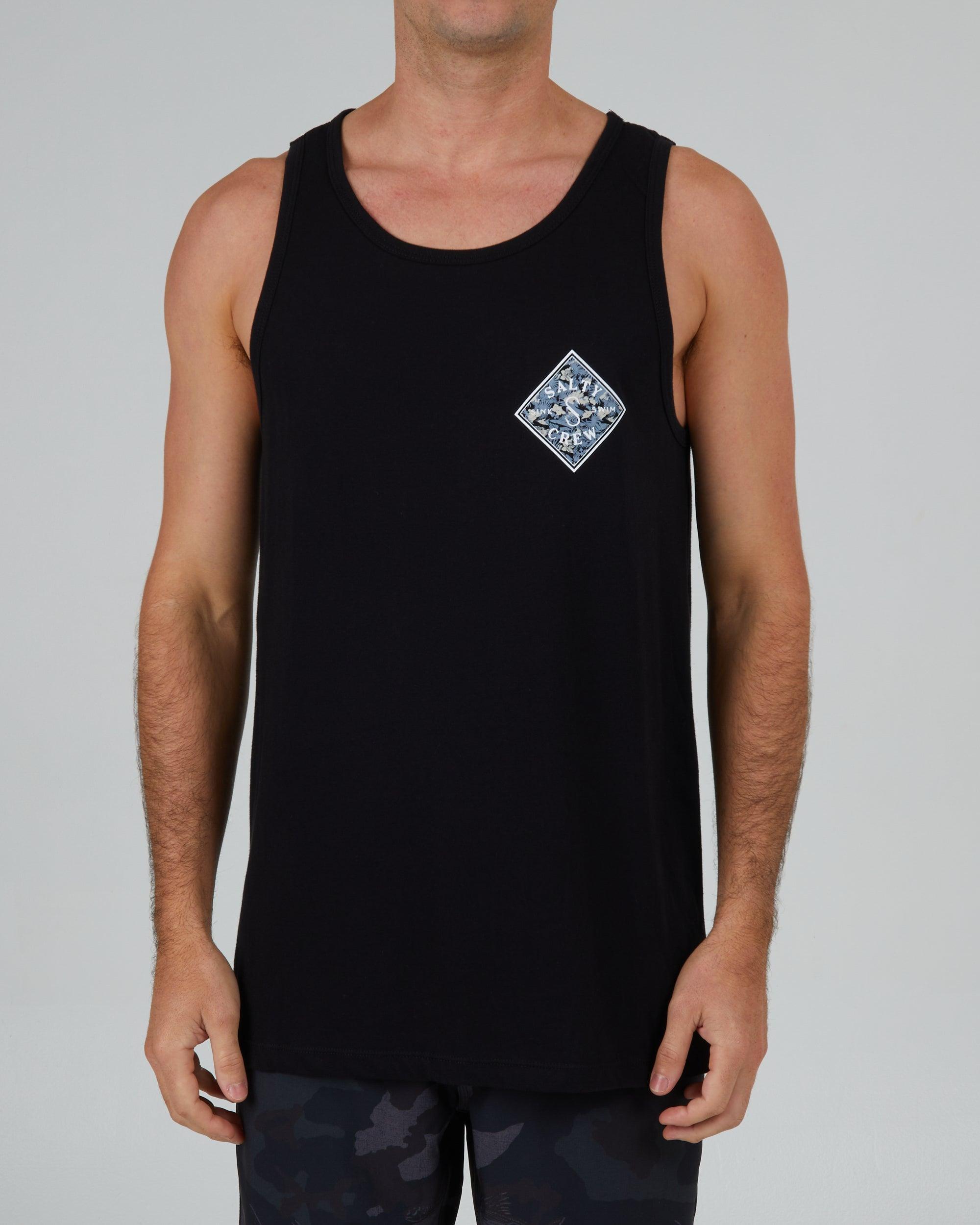 Tippet Tropics Tank - Black Male Product Image
