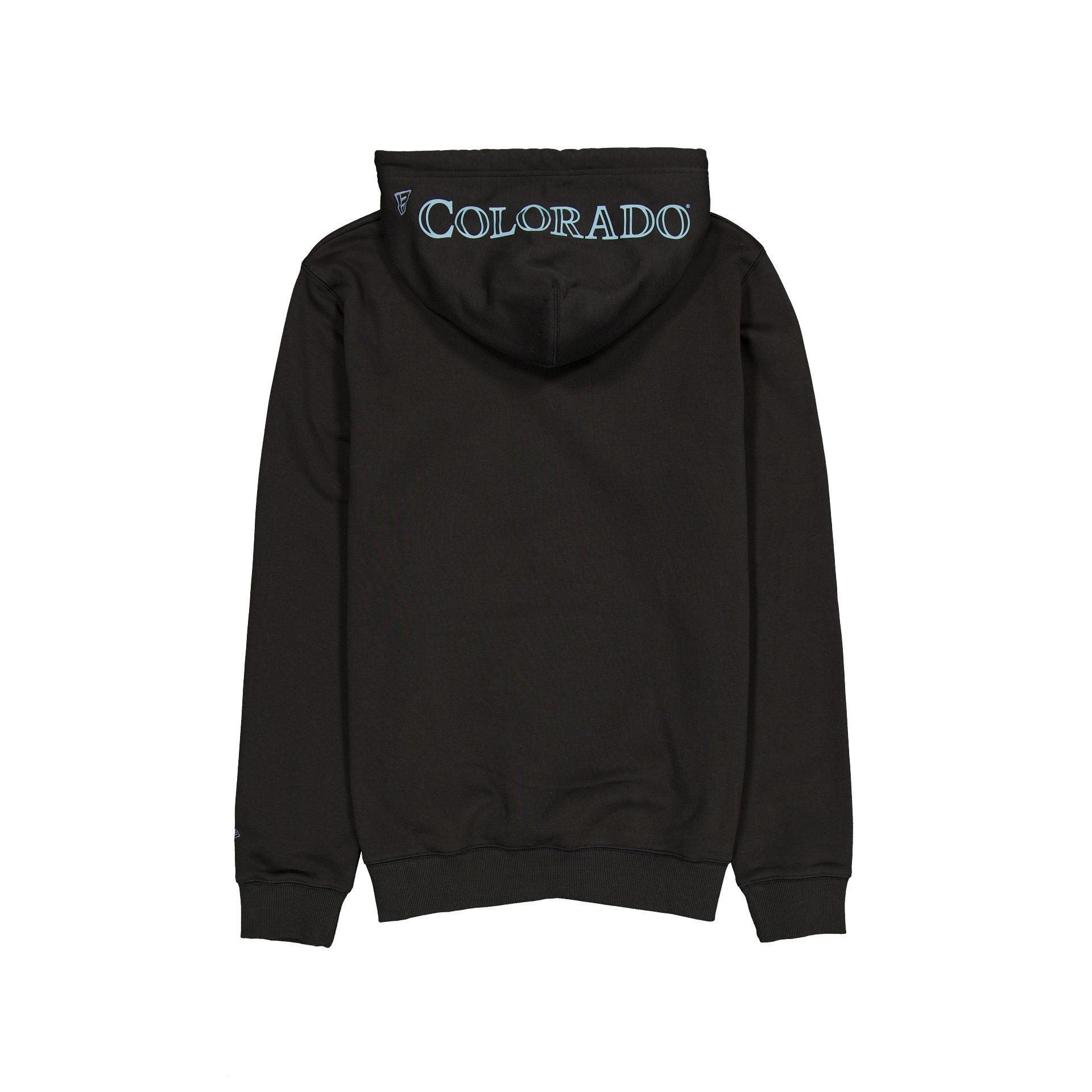 Colorado Rockies Black Realtree Hoodie Male Product Image