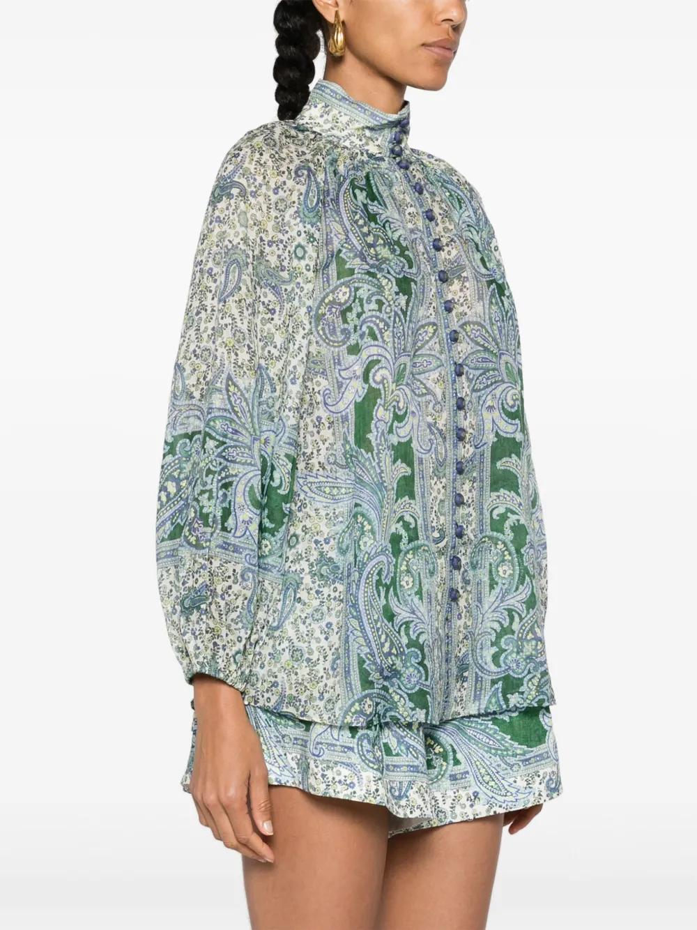 Ottie paisley-print blouse Product Image