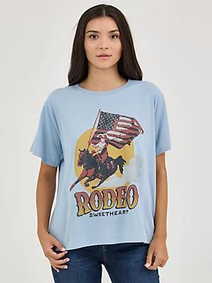 Women's Wrangler Western Graphic Girlfriend Tee in Phantom Product Image