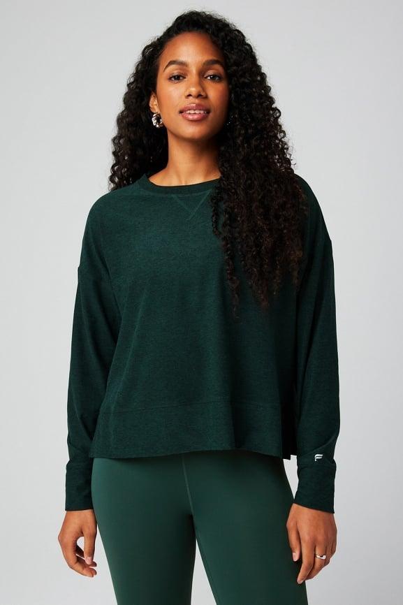 Cloud Jersey Boxy Long-Sleeve Top Product Image