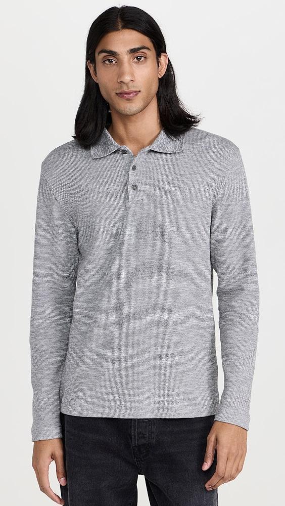 Vince Sunfaded Thermal Polo | Shopbop Product Image