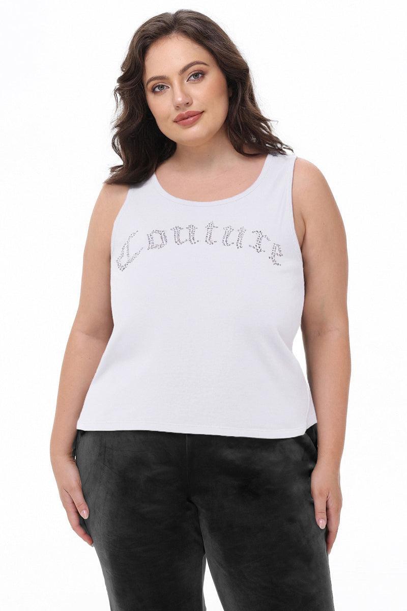 Plus-Size Big Bling Couture Tank Top Product Image