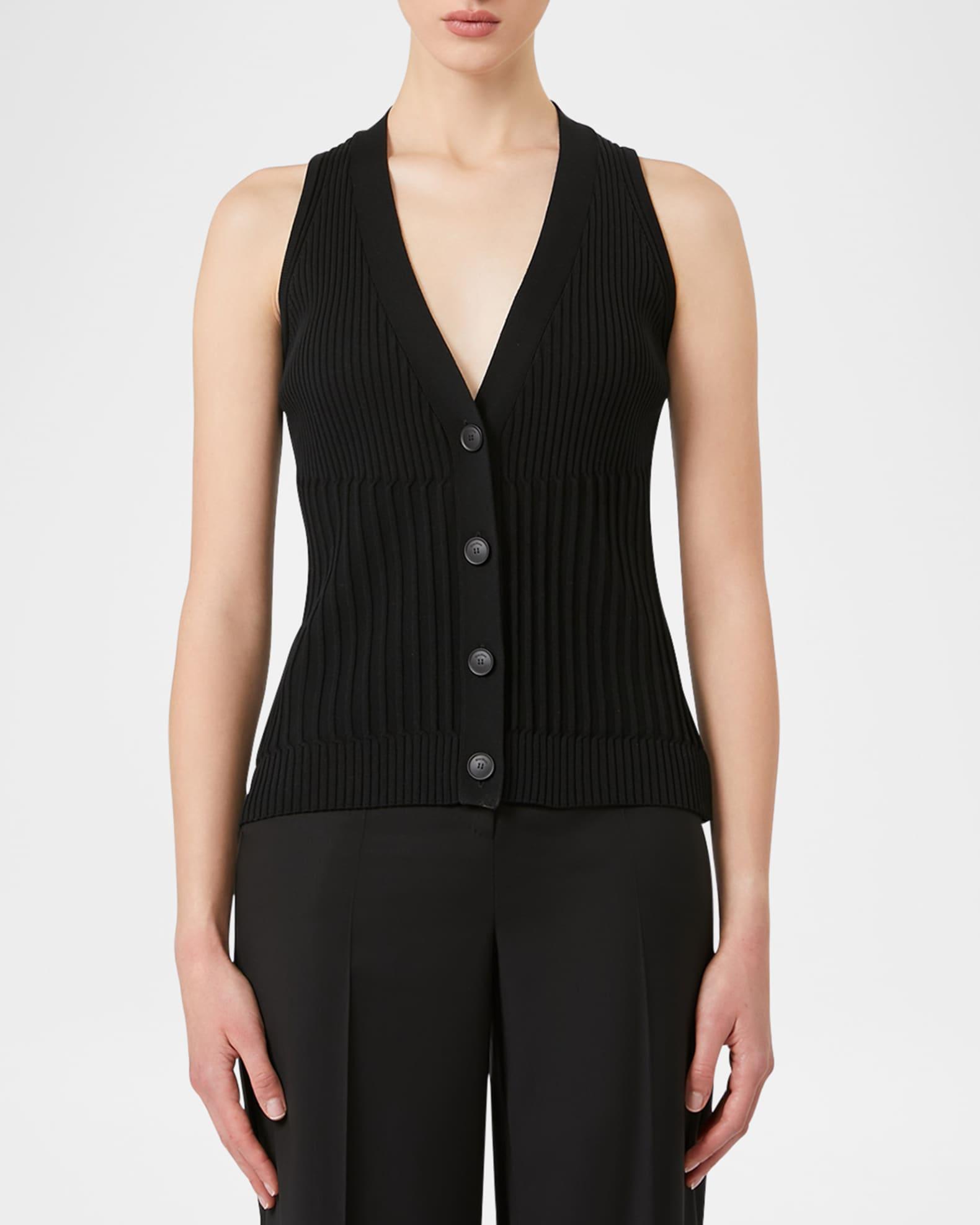 Bimba V-Neck Rib Vest Product Image