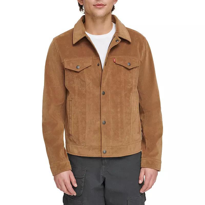 Men's Levi's® Faux Suede Jacket, Size: XL, Red Product Image