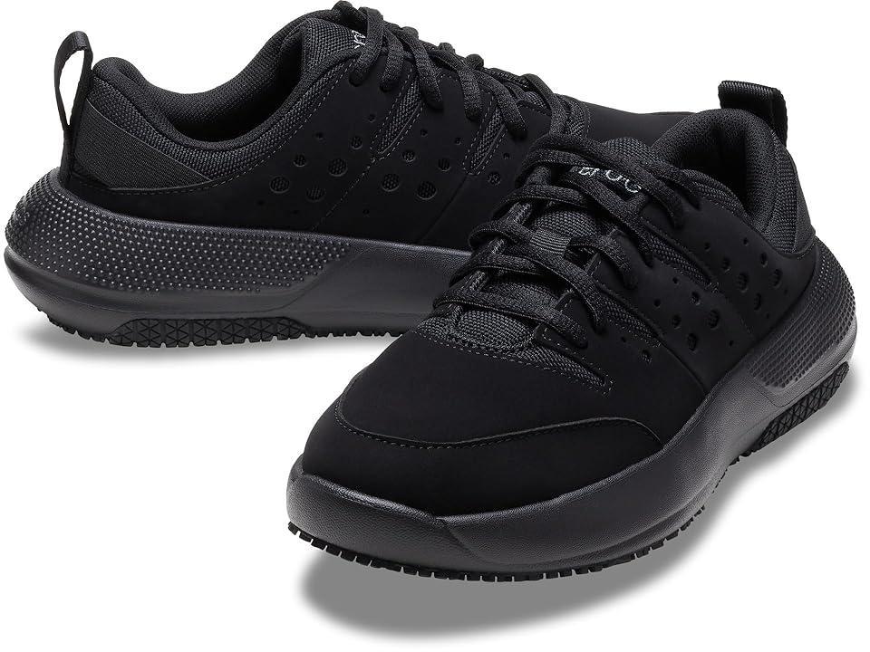 Crocs On The Clock Women's Work Sneakers, Size: 8, Black Product Image