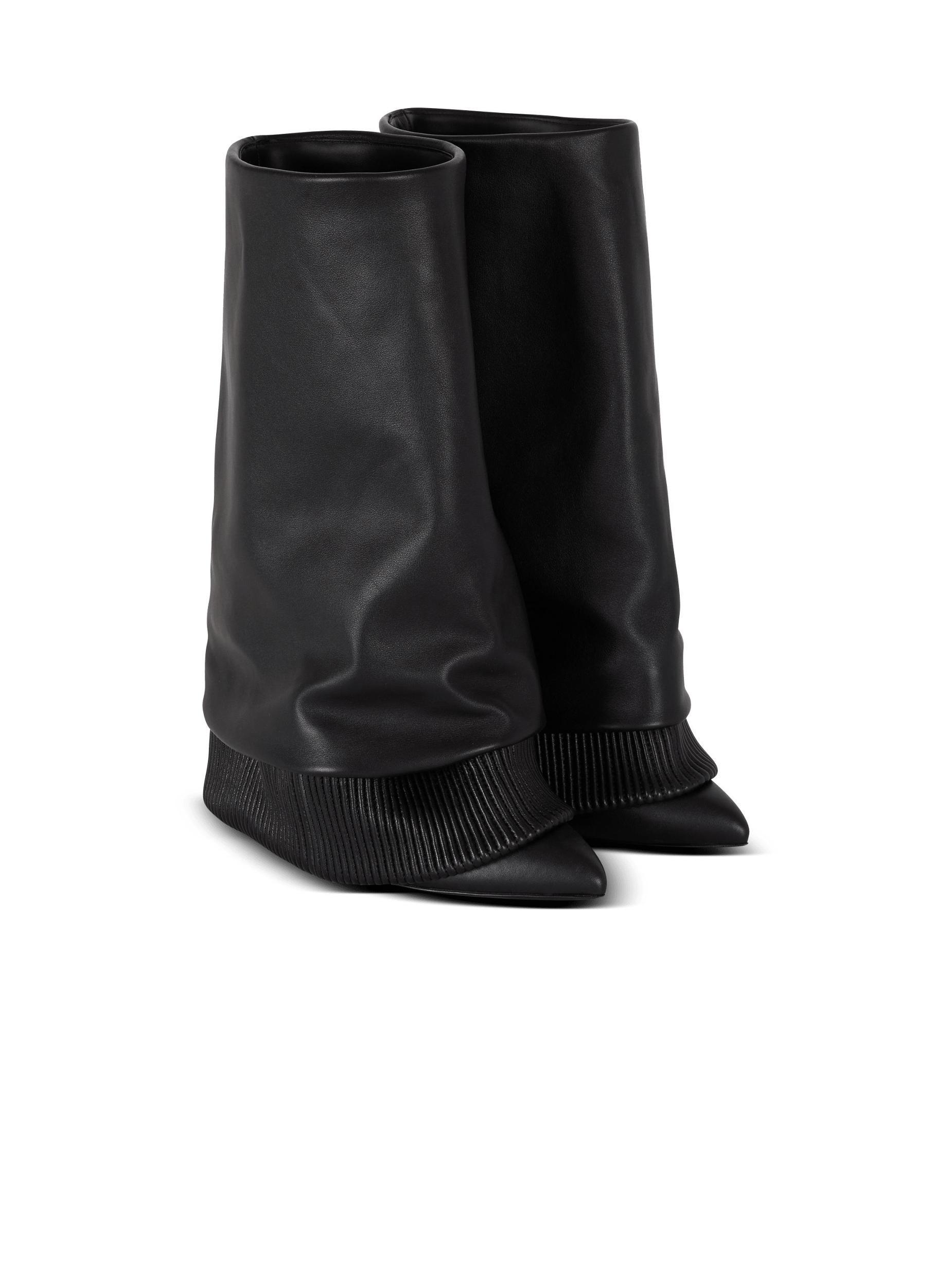 Calfskin trouser boots Product Image