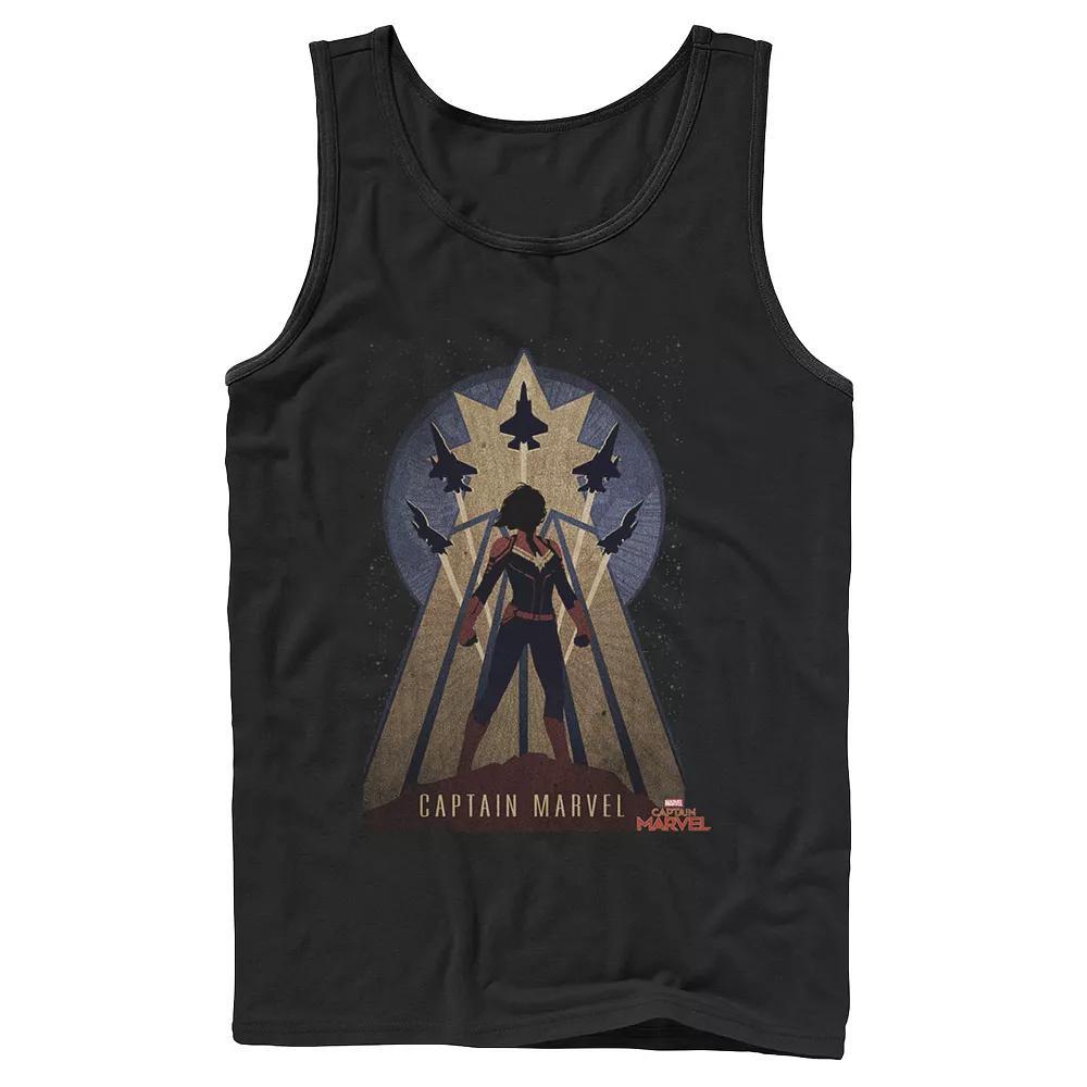 Men's Jurassic World Dark Logo Movie Poster Tank Top, Size: XL, Black Product Image