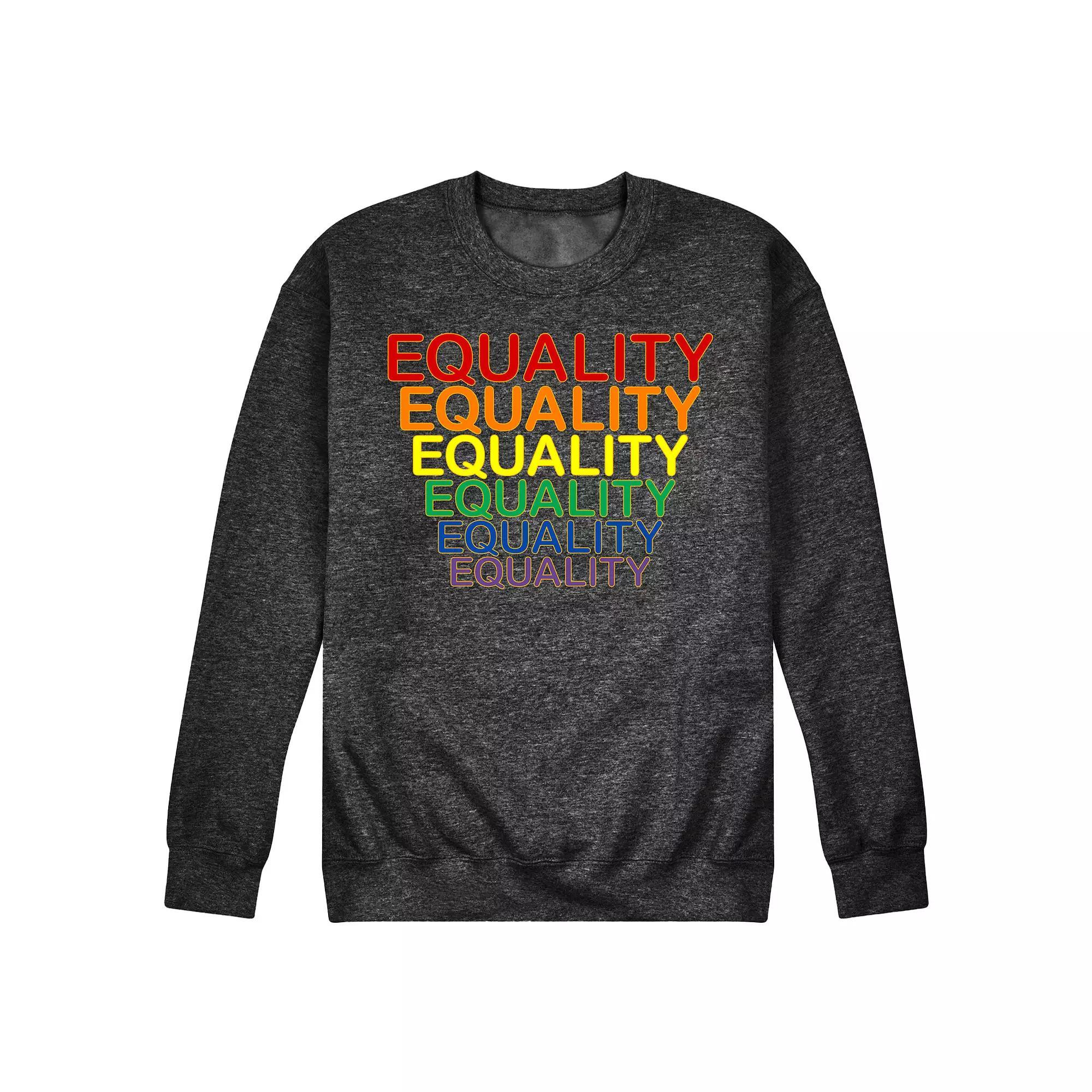 Mens The Legend Dad Fleece Sweatshirt Heather Grey Product Image