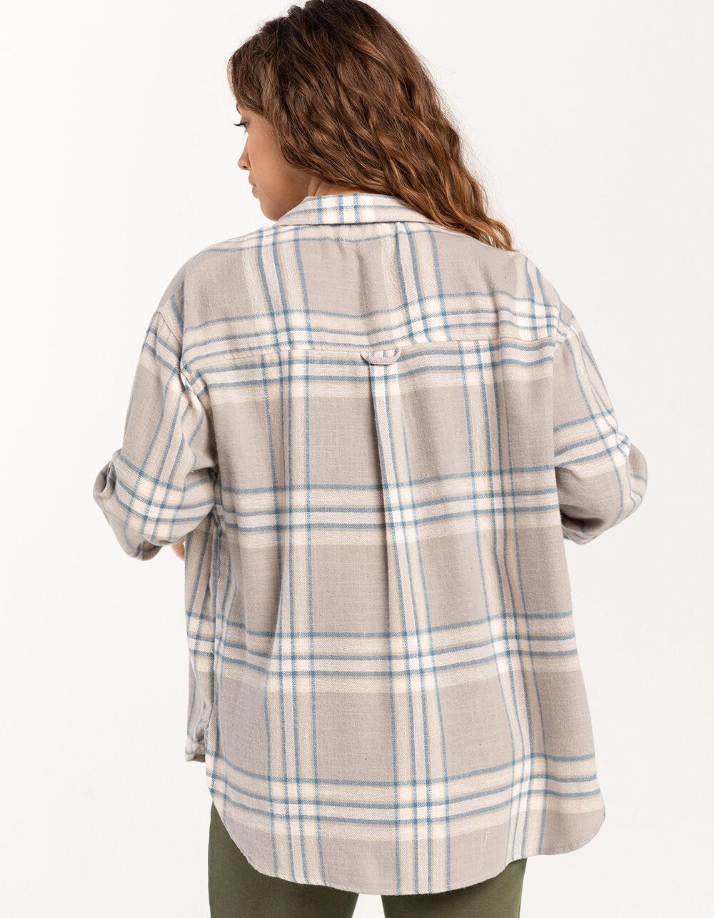 RSQ Womens Basic Flannel - CHARCOAL Product Image