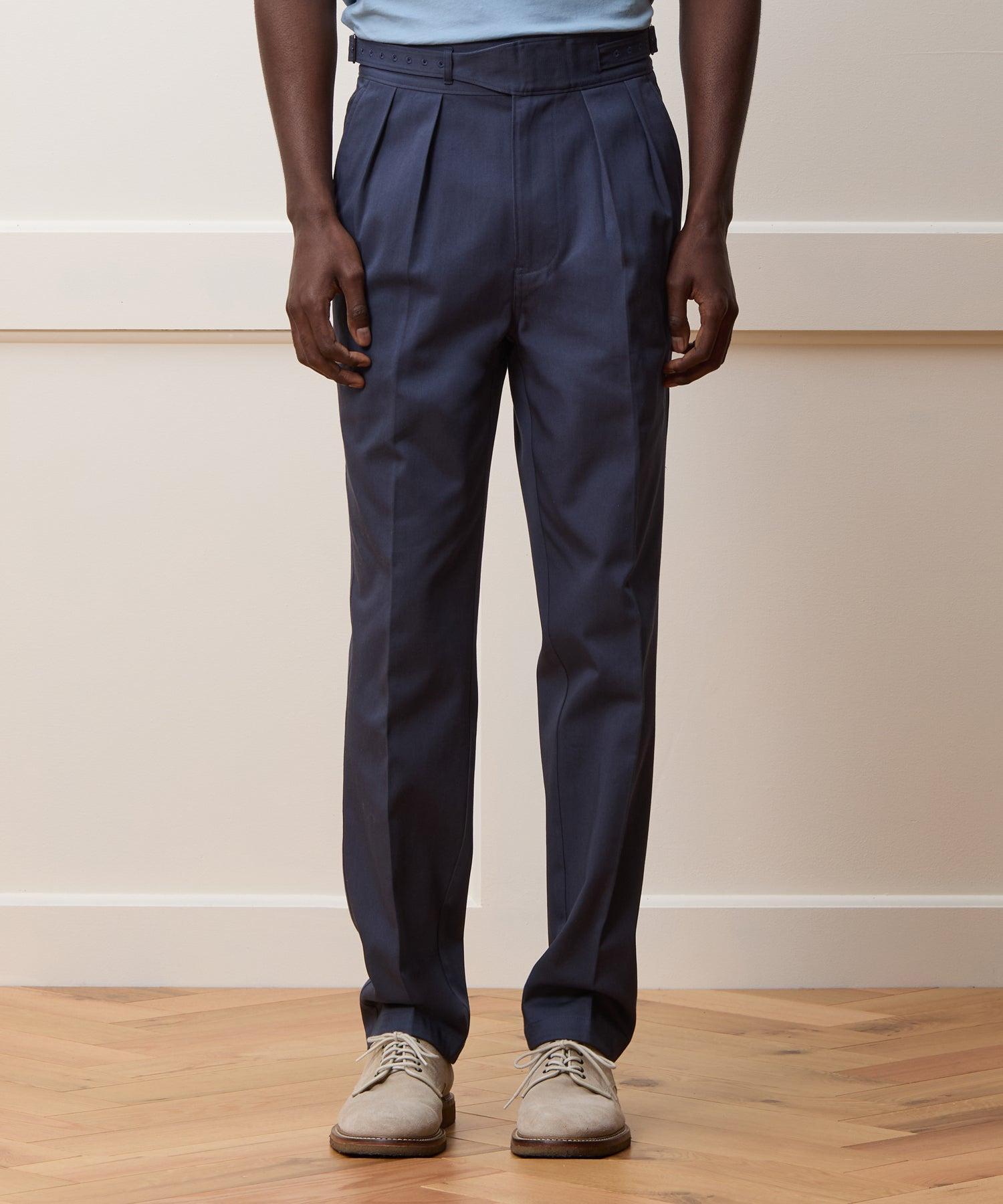 Italian Lightweight Cotton Gurkha Trouser Product Image