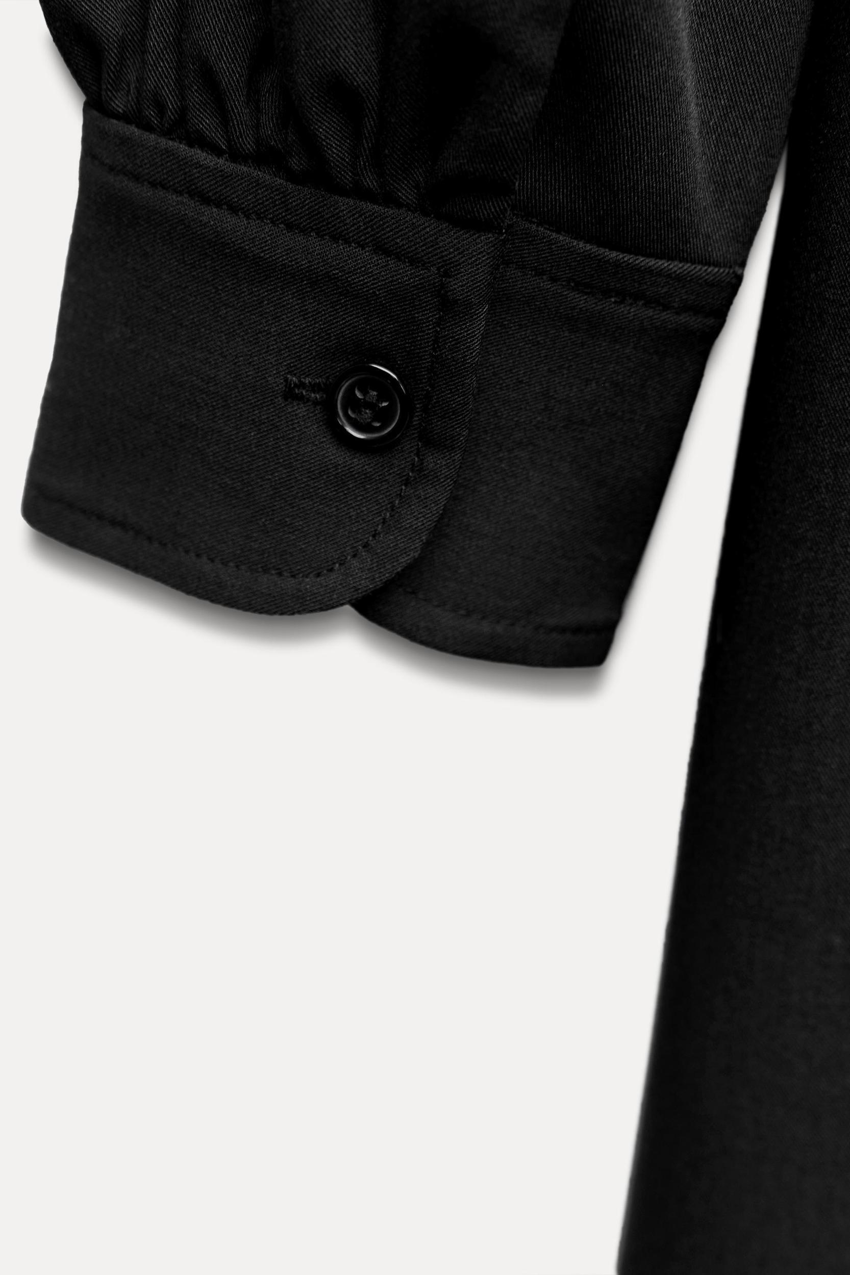 BUTTONED SHIRT DRESS ZW COLLECTION Product Image