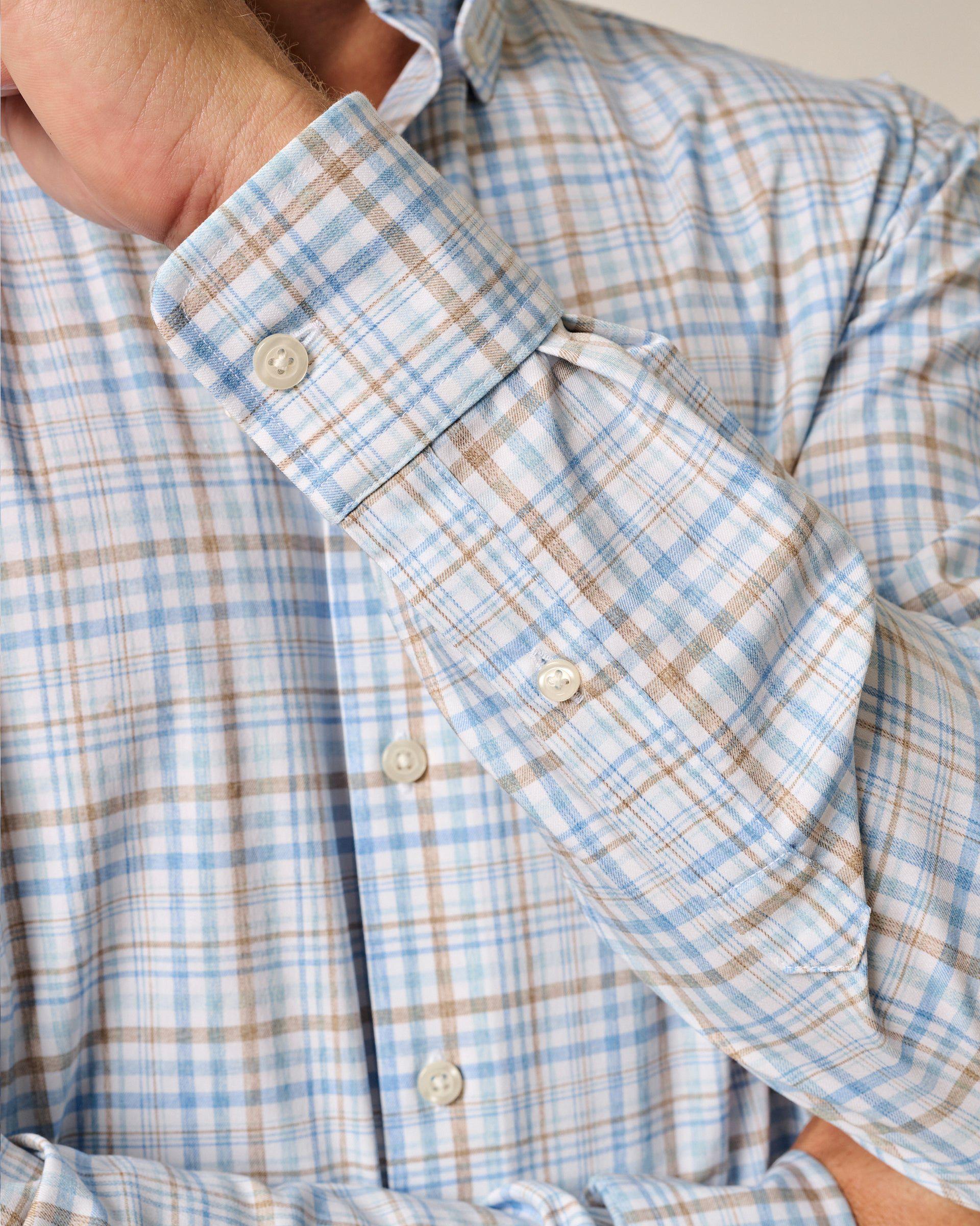 Performance Button Up Shirt - Macks Male Product Image