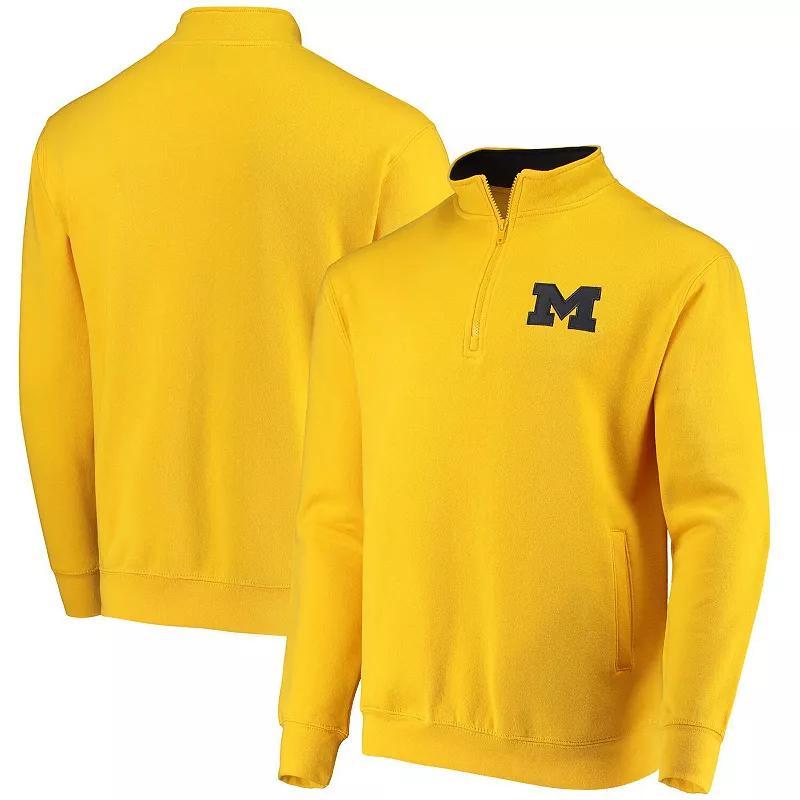 Men's Colosseum Maize Michigan Wolverines Tortugas Logo Quarter-Zip Jacket, Size: Medium, Gold Product Image